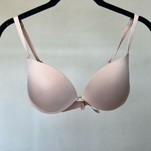 Skims  CUSTOMIZED STYLE:BA-SCP-5487W Push-Up Plunge Bra in CLAY - Size:32C  NWOT